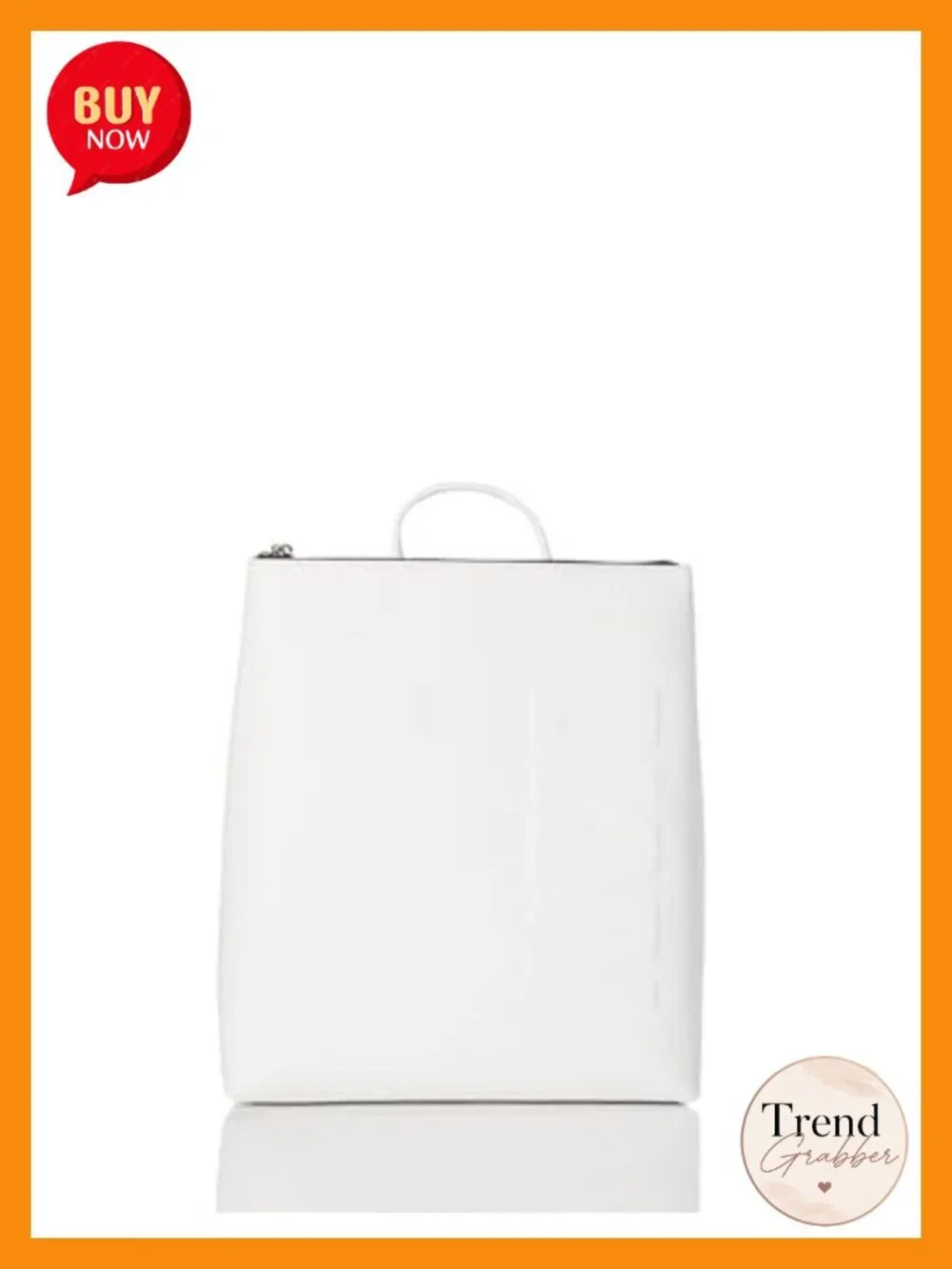 DKNY Faux Leather Daypack Backpack Convertible Adjustable Strap